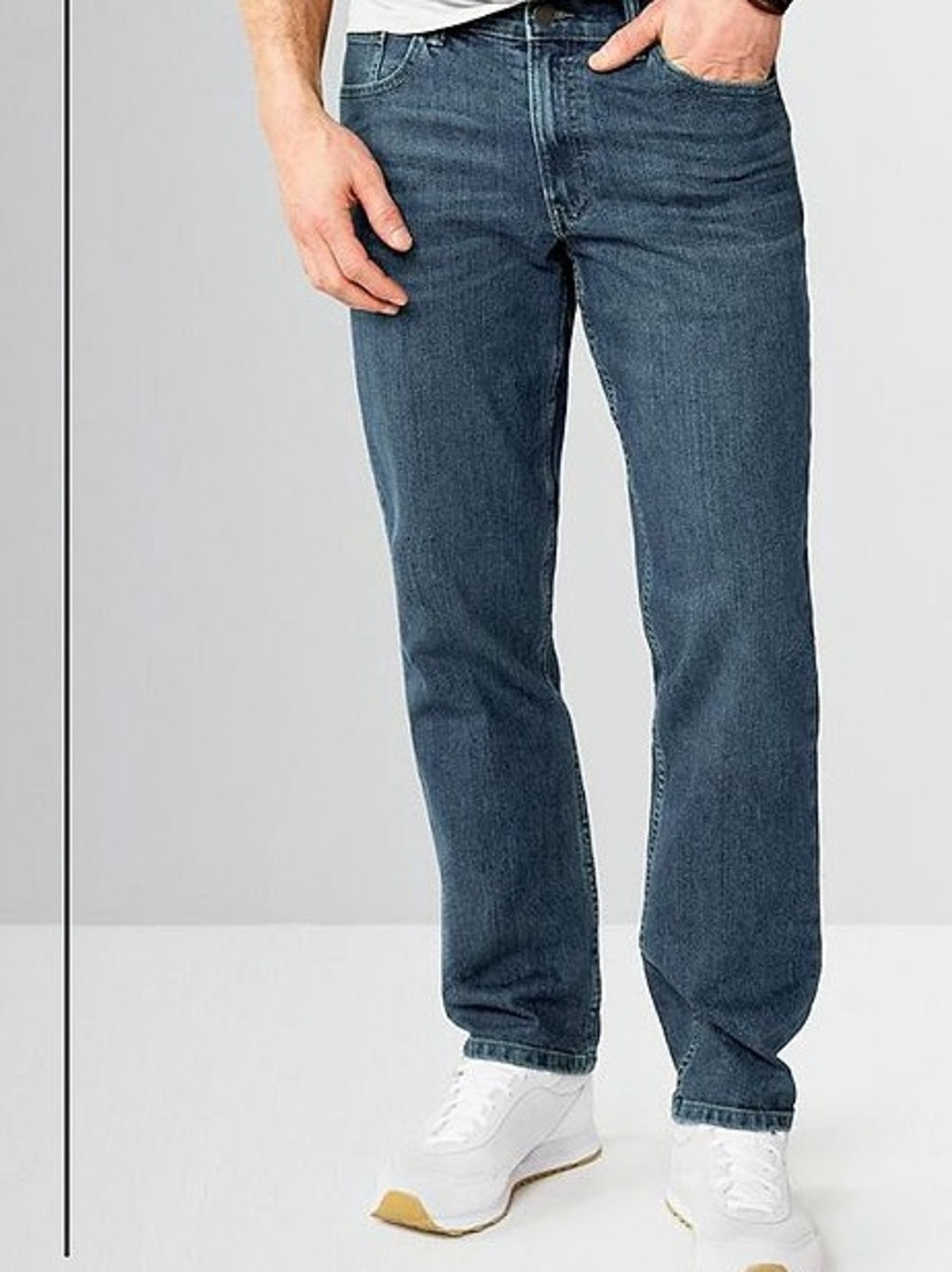 Sonoma Men's Regular Everyday Straight Jeans Medium Blue 42x30